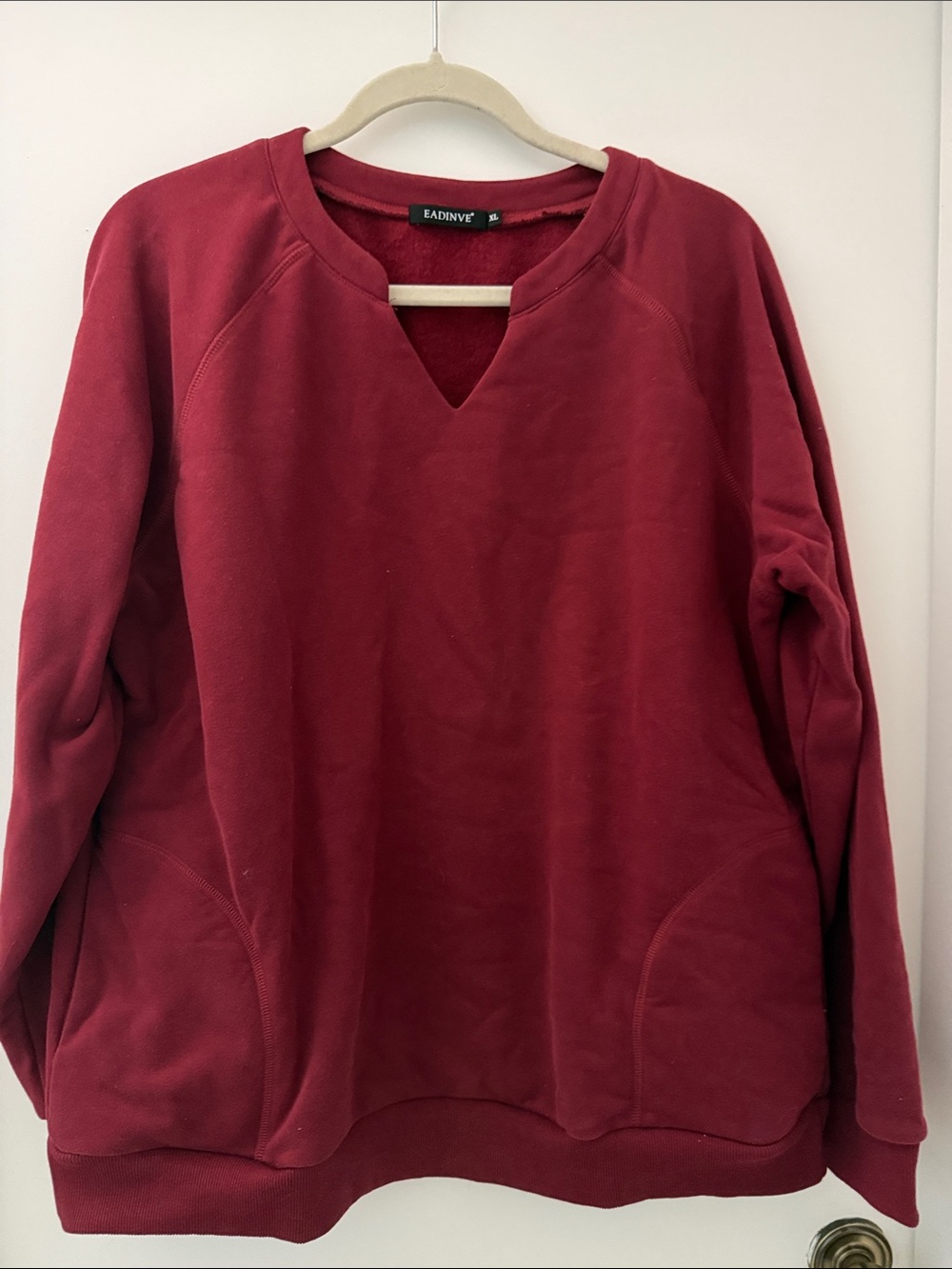 Women's Crimson Pullover Sweater